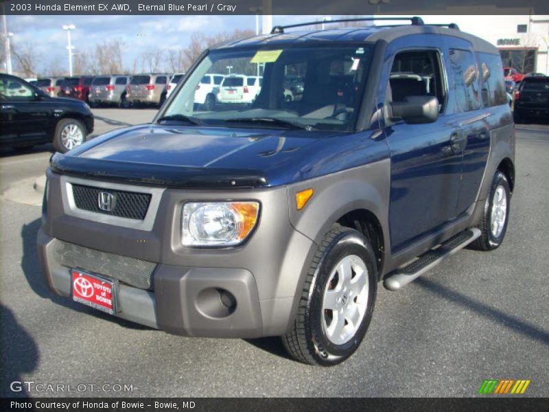 Eternal Blue Pearl / Gray 2003 Honda Element EX AWD