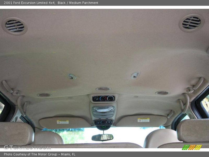 Black / Medium Parchment 2001 Ford Excursion Limited 4x4