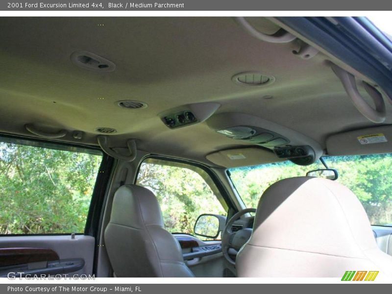 Black / Medium Parchment 2001 Ford Excursion Limited 4x4