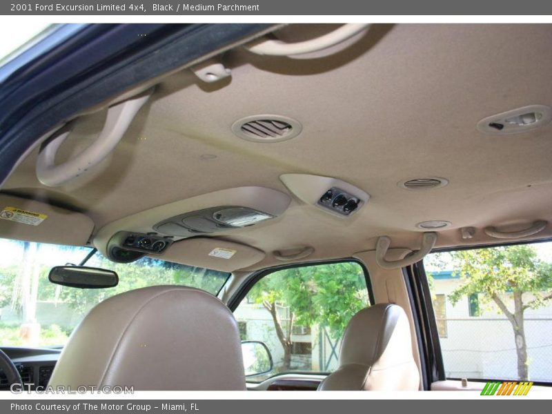 Black / Medium Parchment 2001 Ford Excursion Limited 4x4