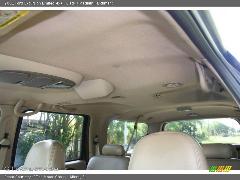 Black / Medium Parchment 2001 Ford Excursion Limited 4x4
