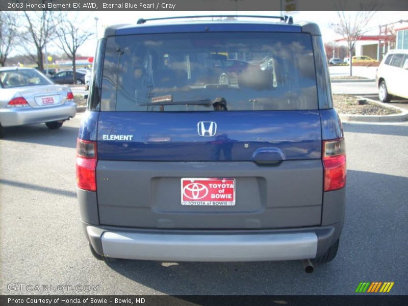 Eternal Blue Pearl / Gray 2003 Honda Element EX AWD