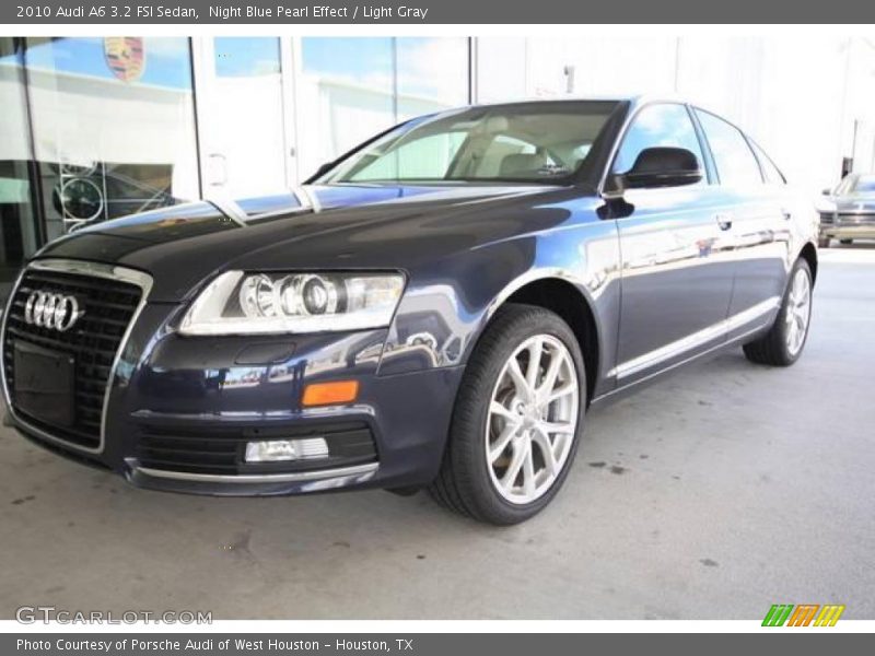 Night Blue Pearl Effect / Light Gray 2010 Audi A6 3.2 FSI Sedan