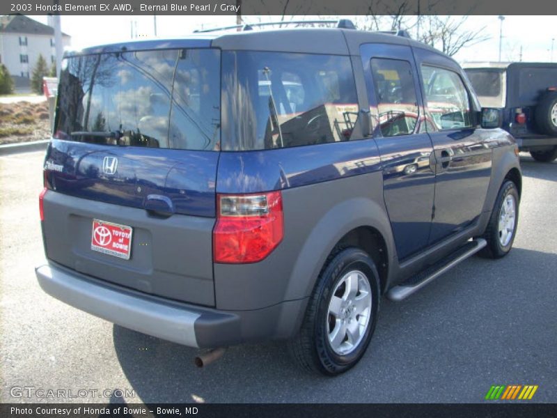 Eternal Blue Pearl / Gray 2003 Honda Element EX AWD