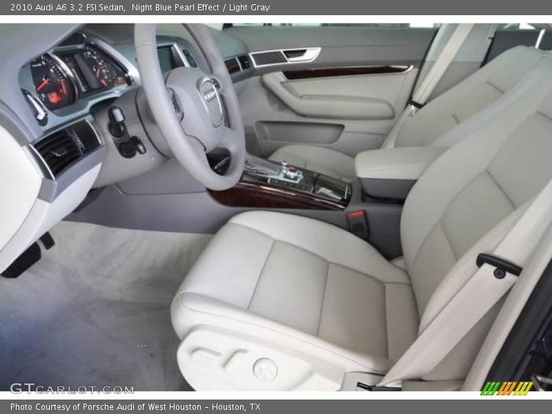 Night Blue Pearl Effect / Light Gray 2010 Audi A6 3.2 FSI Sedan