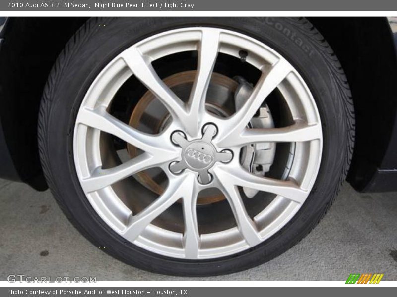 Night Blue Pearl Effect / Light Gray 2010 Audi A6 3.2 FSI Sedan