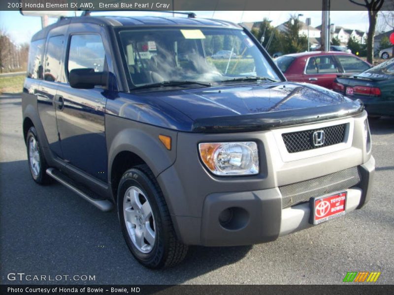 Eternal Blue Pearl / Gray 2003 Honda Element EX AWD