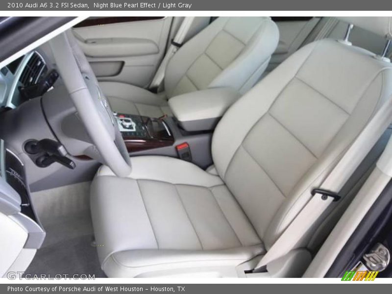 Night Blue Pearl Effect / Light Gray 2010 Audi A6 3.2 FSI Sedan