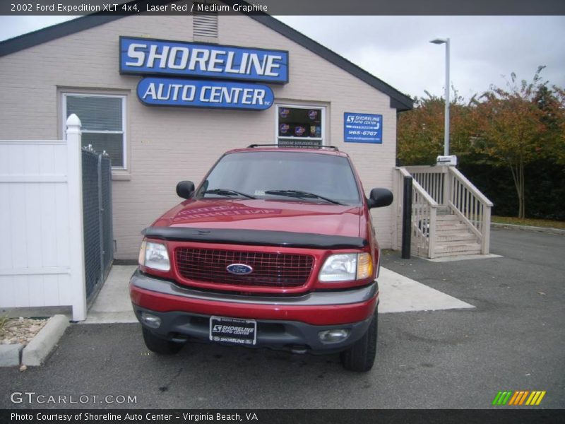 Laser Red / Medium Graphite 2002 Ford Expedition XLT 4x4