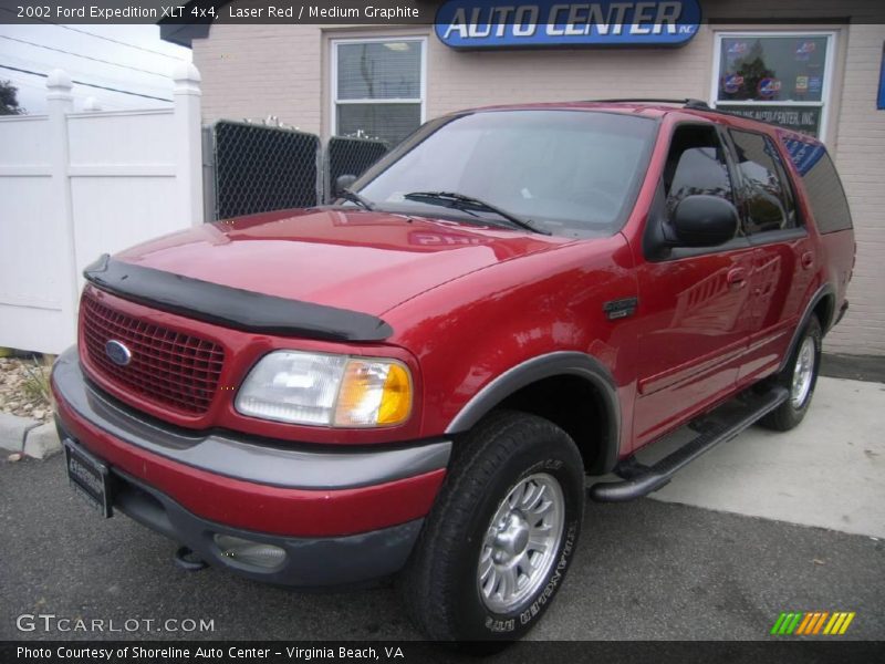 Laser Red / Medium Graphite 2002 Ford Expedition XLT 4x4