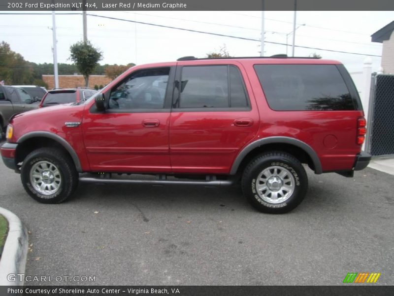 Laser Red / Medium Graphite 2002 Ford Expedition XLT 4x4