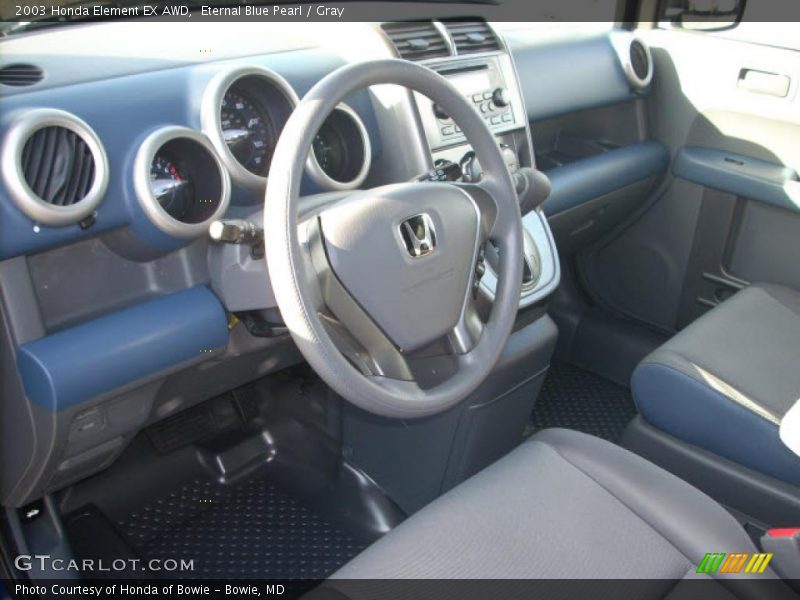 Eternal Blue Pearl / Gray 2003 Honda Element EX AWD