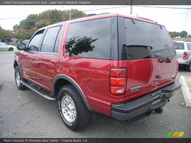Laser Red / Medium Graphite 2002 Ford Expedition XLT 4x4