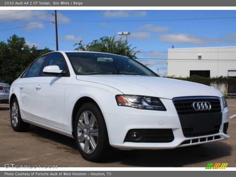 Ibis White / Beige 2010 Audi A4 2.0T Sedan