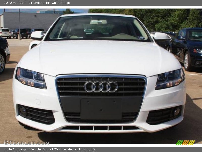 Ibis White / Beige 2010 Audi A4 2.0T Sedan