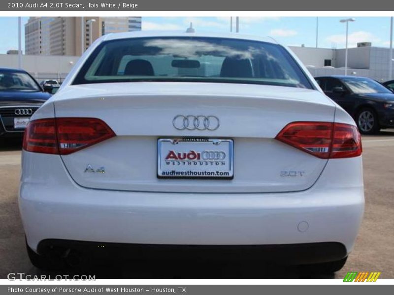 Ibis White / Beige 2010 Audi A4 2.0T Sedan
