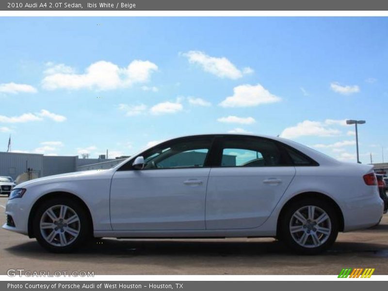 Ibis White / Beige 2010 Audi A4 2.0T Sedan