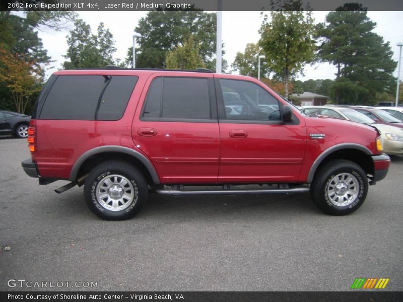 Laser Red / Medium Graphite 2002 Ford Expedition XLT 4x4
