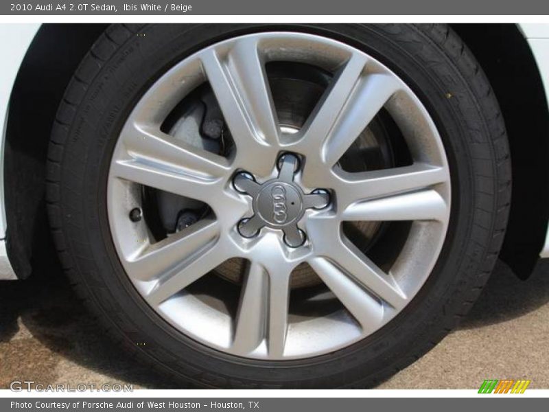 Ibis White / Beige 2010 Audi A4 2.0T Sedan