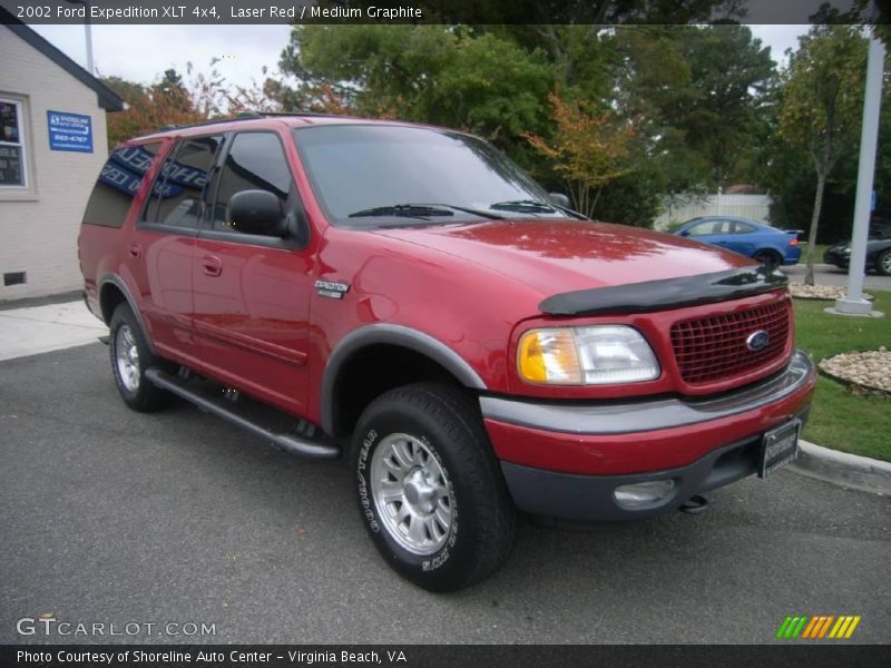 Laser Red / Medium Graphite 2002 Ford Expedition XLT 4x4