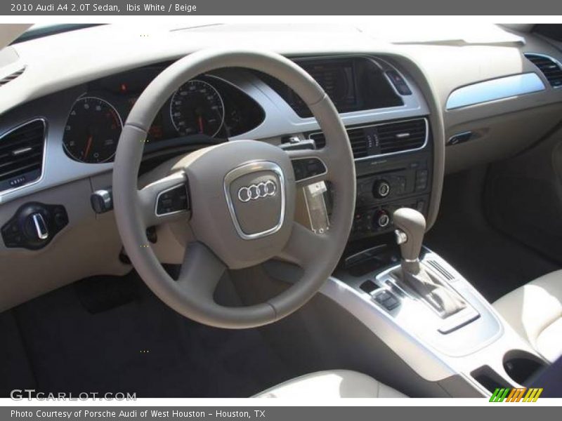 Ibis White / Beige 2010 Audi A4 2.0T Sedan