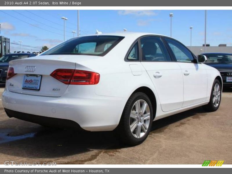Ibis White / Beige 2010 Audi A4 2.0T Sedan
