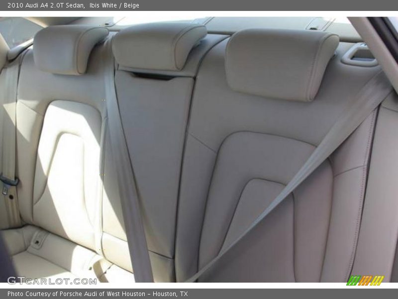 Ibis White / Beige 2010 Audi A4 2.0T Sedan