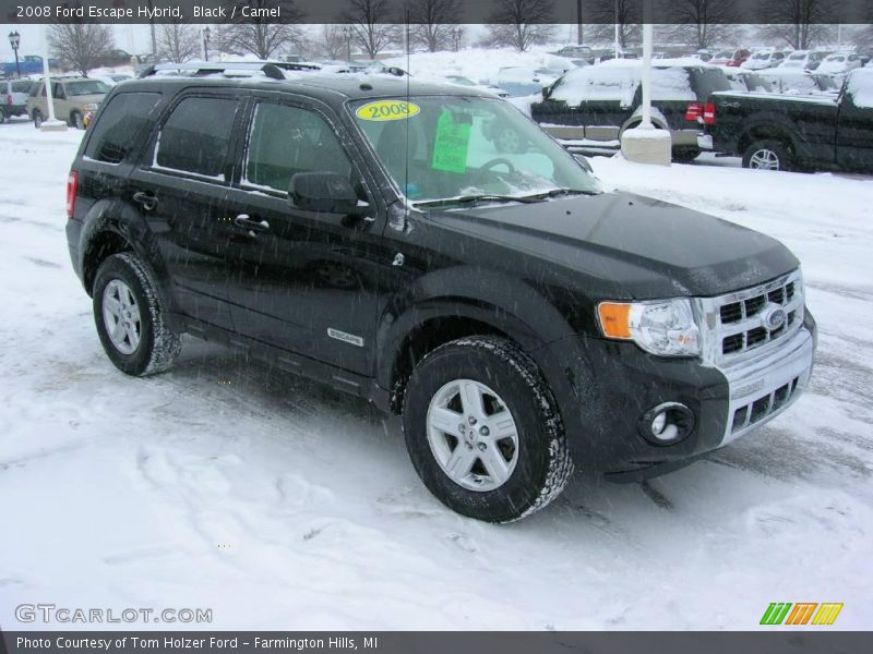 Black / Camel 2008 Ford Escape Hybrid