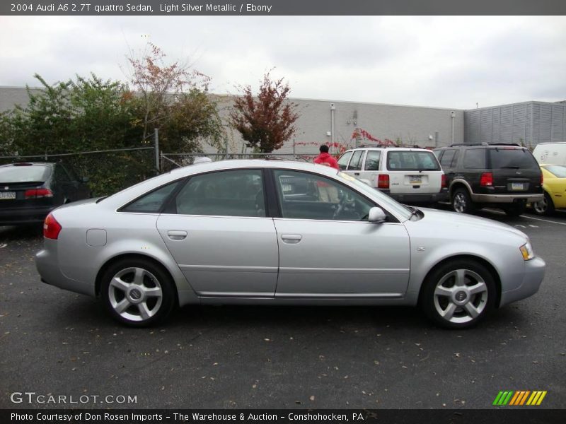 Light Silver Metallic / Ebony 2004 Audi A6 2.7T quattro Sedan