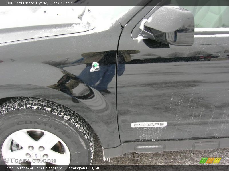 Black / Camel 2008 Ford Escape Hybrid
