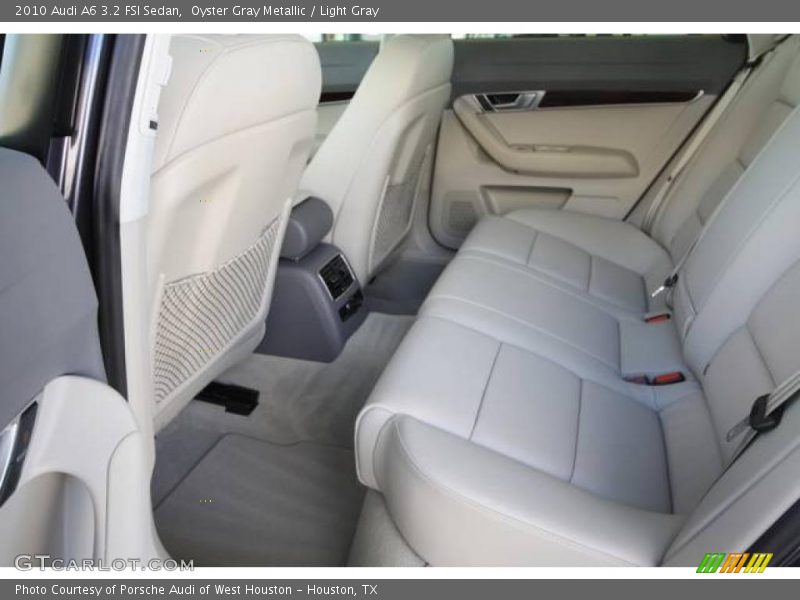 Oyster Gray Metallic / Light Gray 2010 Audi A6 3.2 FSI Sedan