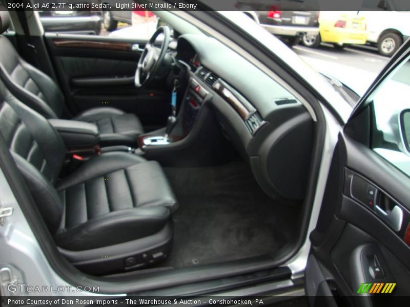 Light Silver Metallic / Ebony 2004 Audi A6 2.7T quattro Sedan