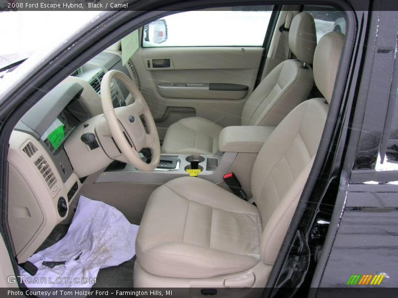 Black / Camel 2008 Ford Escape Hybrid