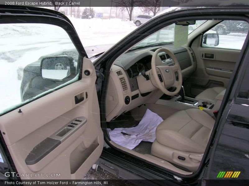 Black / Camel 2008 Ford Escape Hybrid
