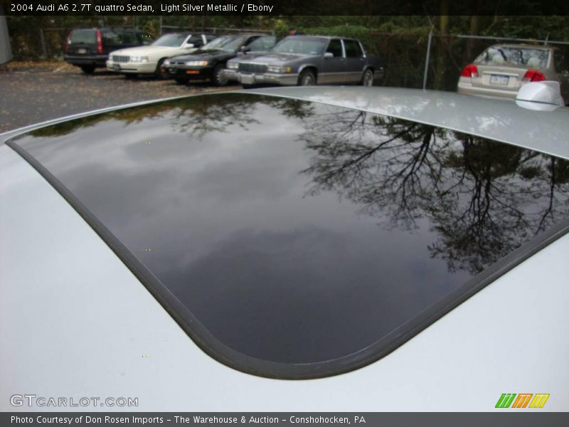 Light Silver Metallic / Ebony 2004 Audi A6 2.7T quattro Sedan