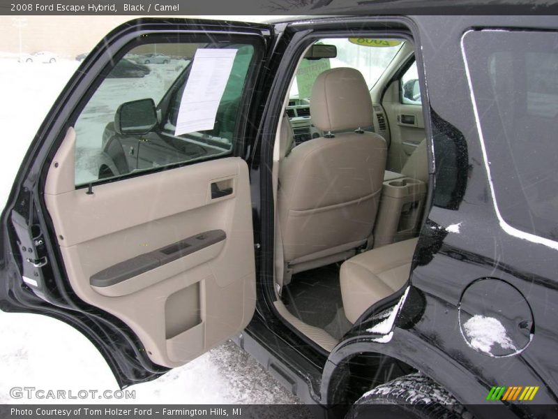 Black / Camel 2008 Ford Escape Hybrid