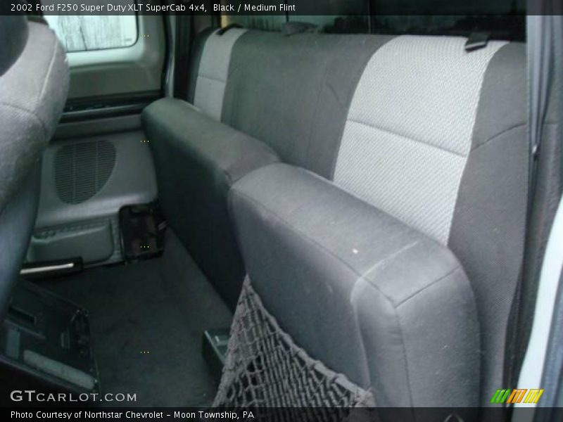 Black / Medium Flint 2002 Ford F250 Super Duty XLT SuperCab 4x4