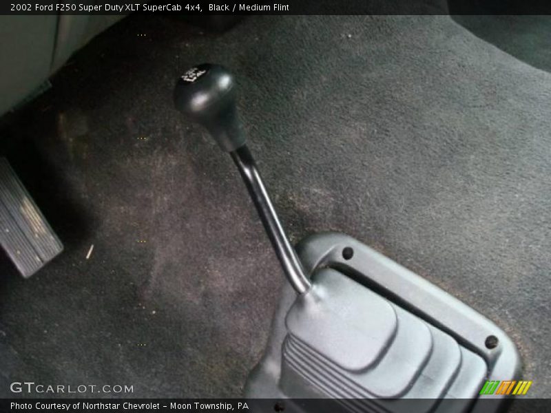 Black / Medium Flint 2002 Ford F250 Super Duty XLT SuperCab 4x4