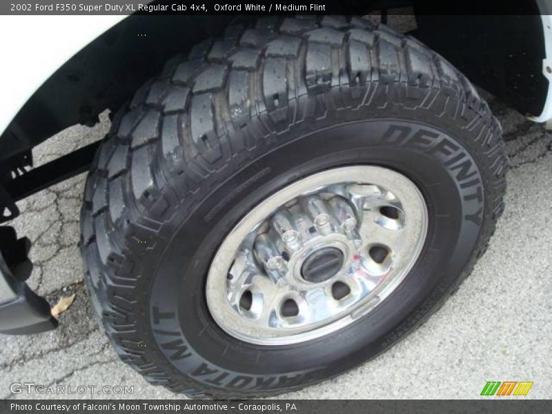 Oxford White / Medium Flint 2002 Ford F350 Super Duty XL Regular Cab 4x4