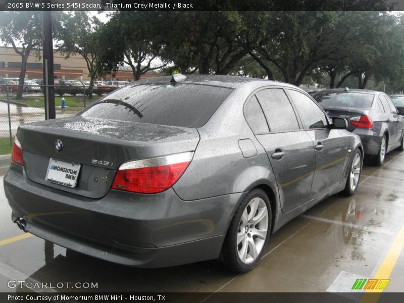 Titanium Grey Metallic / Black 2005 BMW 5 Series 545i Sedan