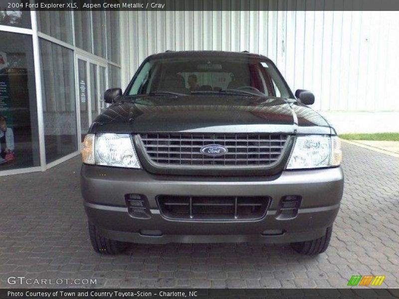 Aspen Green Metallic / Gray 2004 Ford Explorer XLS