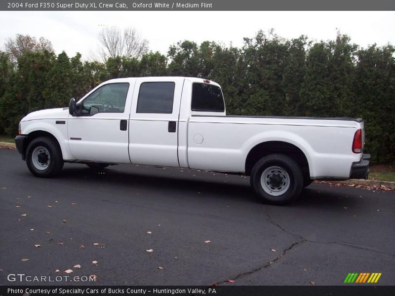 Oxford White / Medium Flint 2004 Ford F350 Super Duty XL Crew Cab