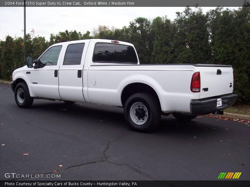 Oxford White / Medium Flint 2004 Ford F350 Super Duty XL Crew Cab