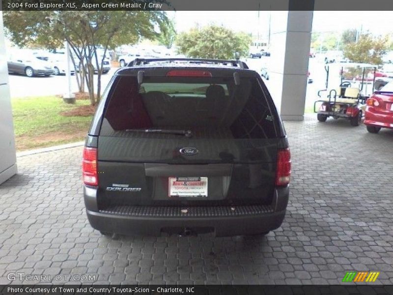 Aspen Green Metallic / Gray 2004 Ford Explorer XLS