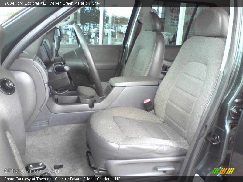 Aspen Green Metallic / Gray 2004 Ford Explorer XLS