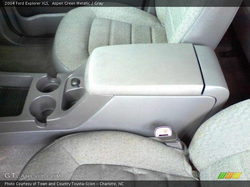 Aspen Green Metallic / Gray 2004 Ford Explorer XLS