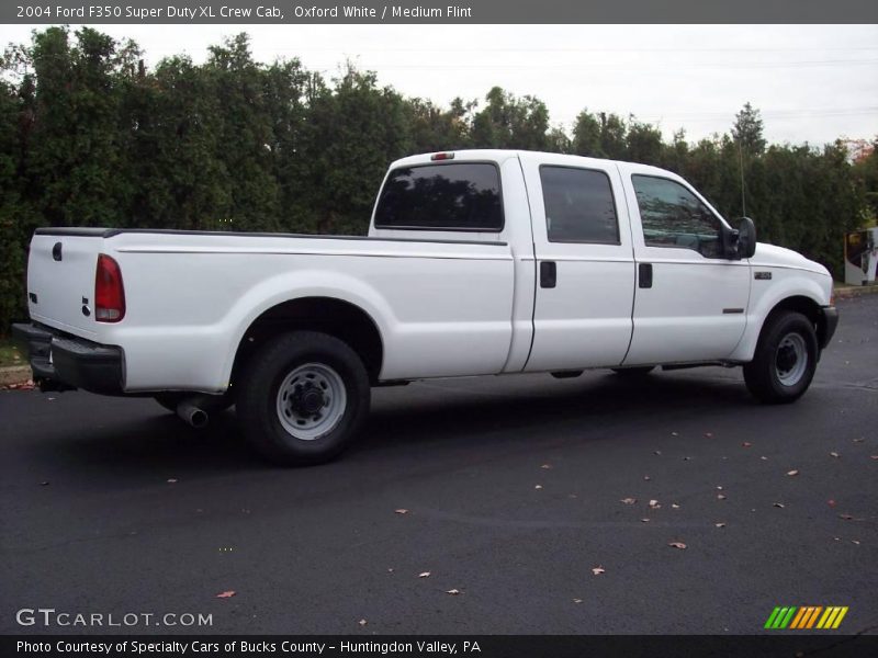 Oxford White / Medium Flint 2004 Ford F350 Super Duty XL Crew Cab