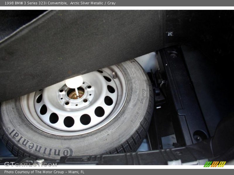 Arctic Silver Metallic / Gray 1998 BMW 3 Series 323i Convertible