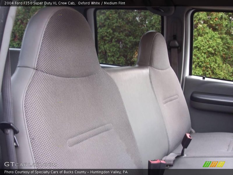 Oxford White / Medium Flint 2004 Ford F350 Super Duty XL Crew Cab