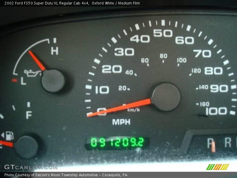 Oxford White / Medium Flint 2002 Ford F350 Super Duty XL Regular Cab 4x4